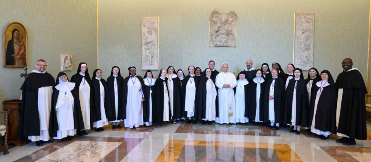 El Papa con la Comisión Internacional de Monjas Contemplativas Dominicas