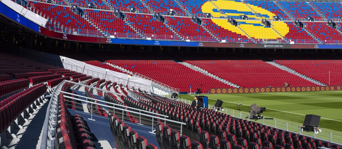 El Camp Nou, en una imagen reciente