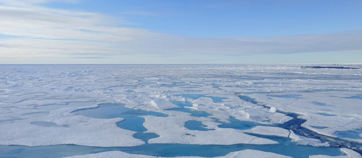 El hielo marino del Ártico se está derritiendo a un ritmo sin precedentes