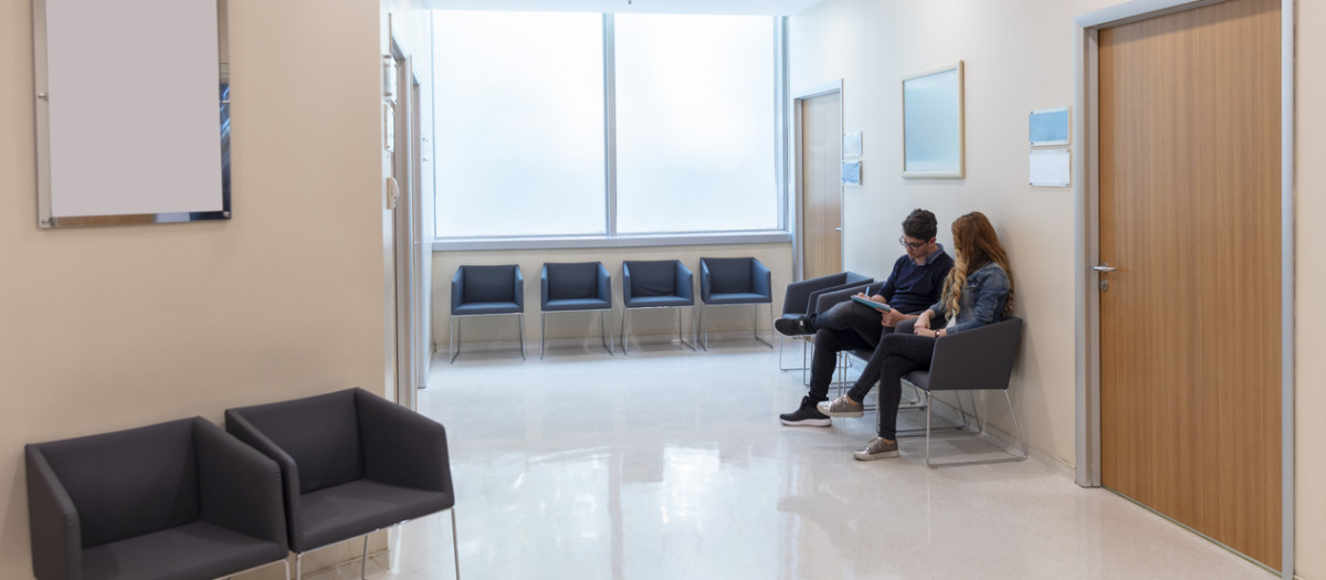 Sala de espera hospital