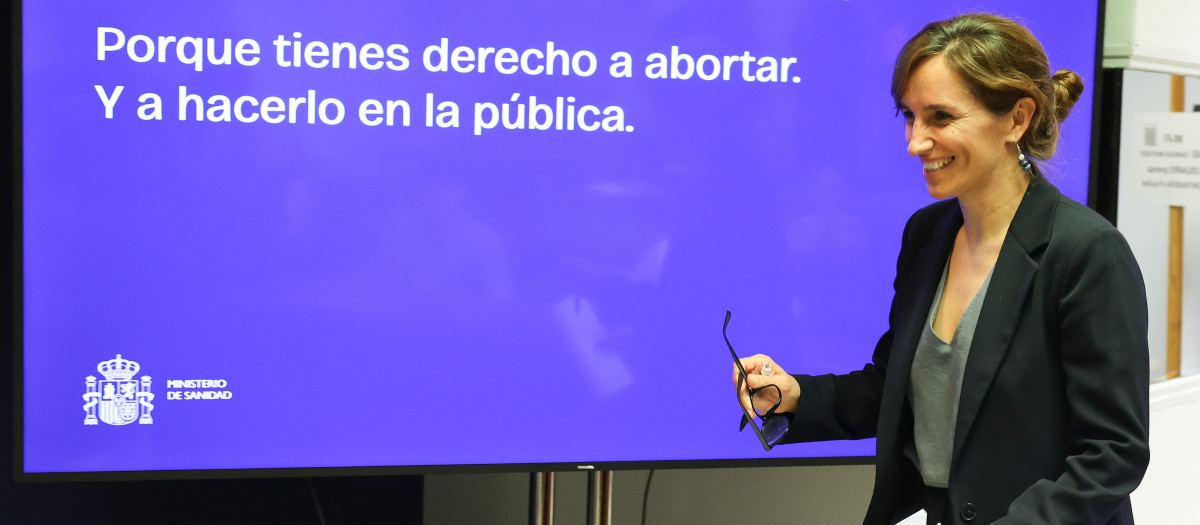 La ministra de Sanidad y líder de Más Madrid, Mónica García