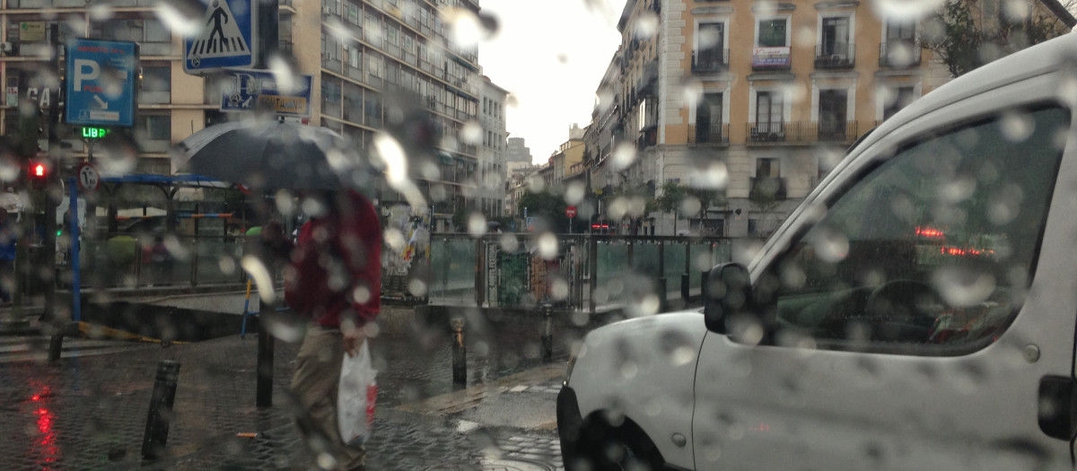 Imagen de las lluvias en Valencia