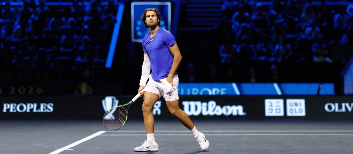 Carlos Alcaraz, en la Laver Cup 2026