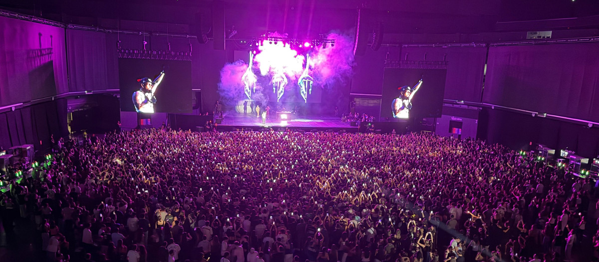 Imagen del concierto celebrado este miércoles en el Roig Arena