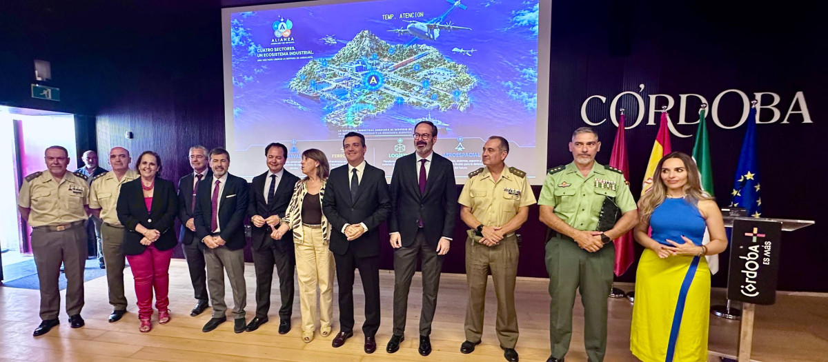 Presentación de la Alianza Andaluza de la Industria de Defensa en el Centro de Recepción de Visitantes de Córdoba.