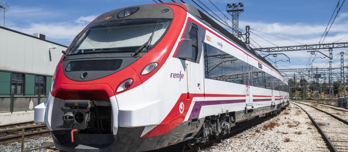 Imagen de un tren de Cercanías