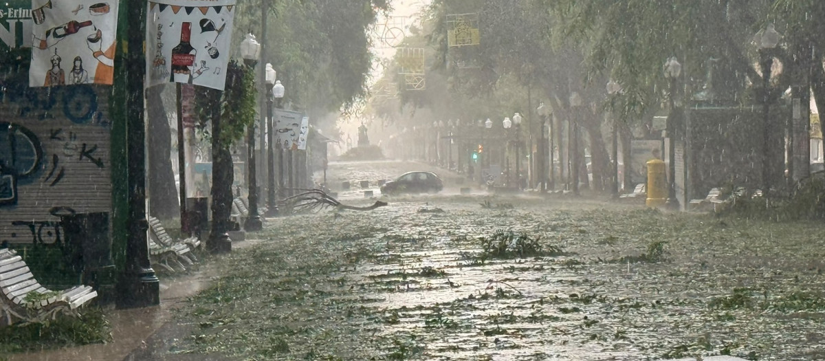 Una calle de Tarragona tras el episodio del lluvias y tormentas del lunes

REMITIDA / HANDOUT por AJUNTAMENT DE TARRAGONA
Fotografía remitida a medios de comunicación exclusivamente para ilustrar la noticia a la que hace referencia la imagen, y citando la procedencia de la imagen en la firma
25/8/2026