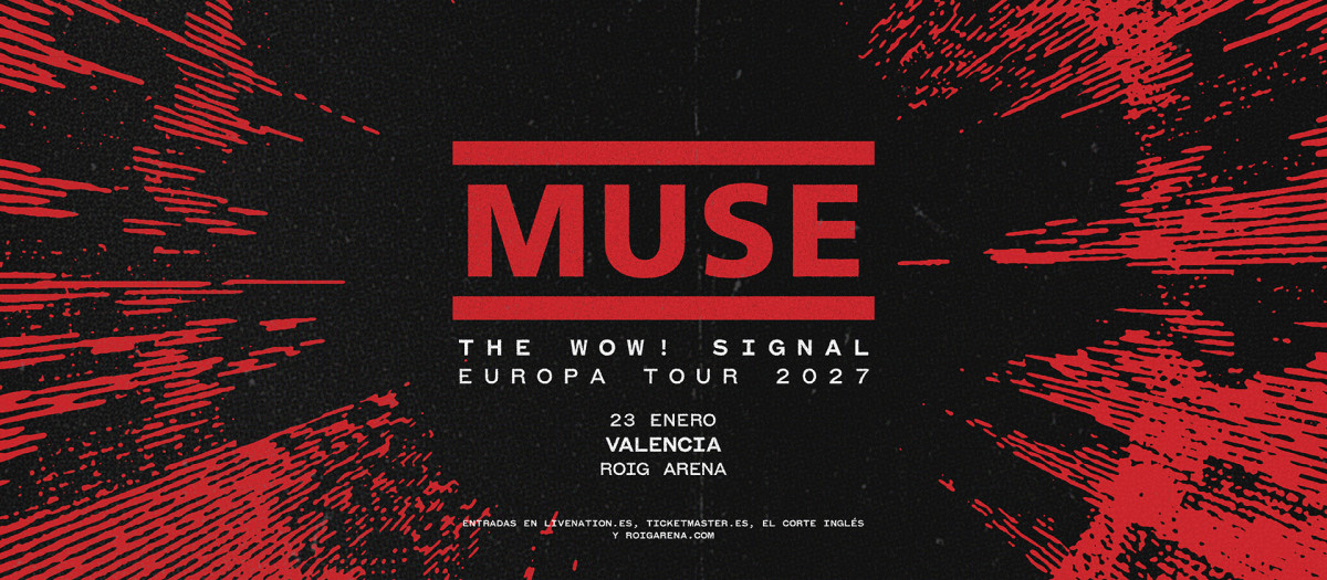 Cartel del concierto de MUSE