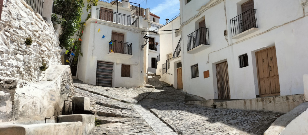 Pueblo de Capileira, en la Alpujarra granadina