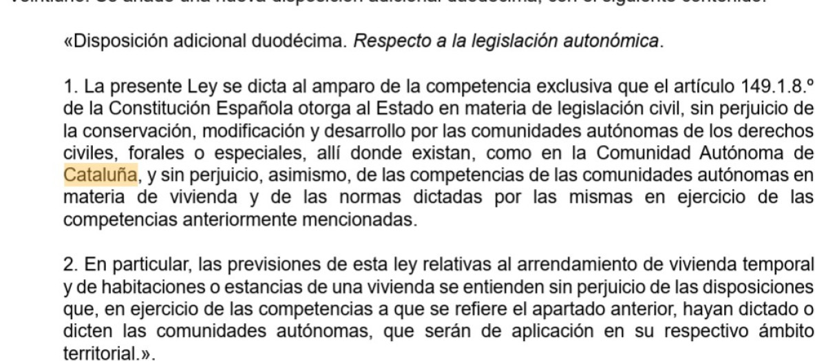 Disposición del fallido decreto-ley de vivienda