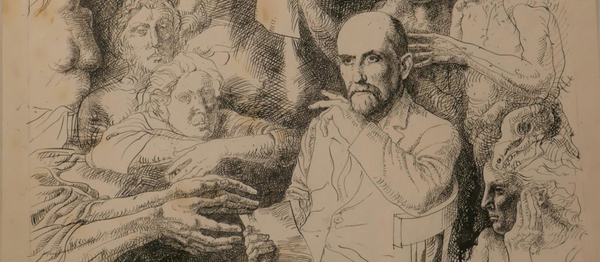 Una de las obras de Ricardo Zamorano donadas al museo