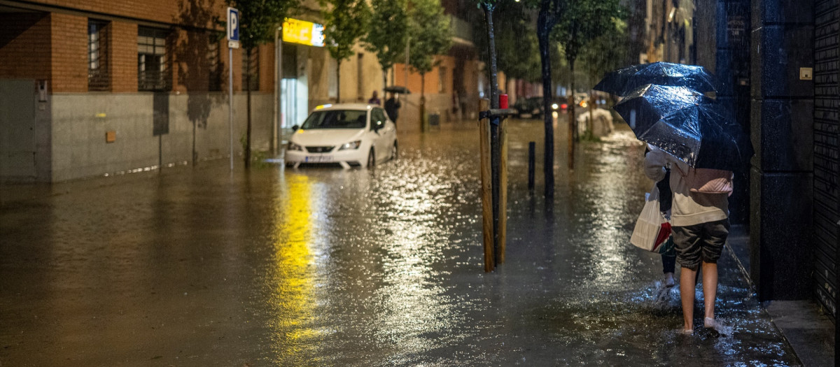 Barcelona inundada