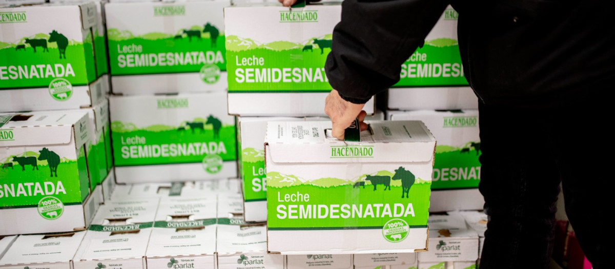 Imagen tomada en un supermercado de Mercadona