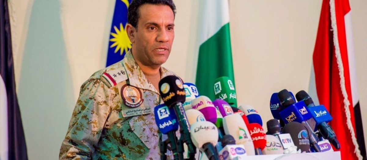 El portavoz de la coalición militar entre Arabia Saudí, Pakistán y Turquía, Turki Al Maliki
