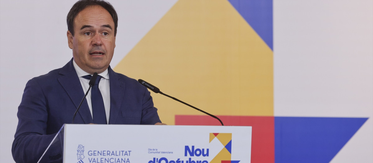 Imagen de archivo del presidente de la Generalitat Valenciana, Juanfran Pérez Llorca