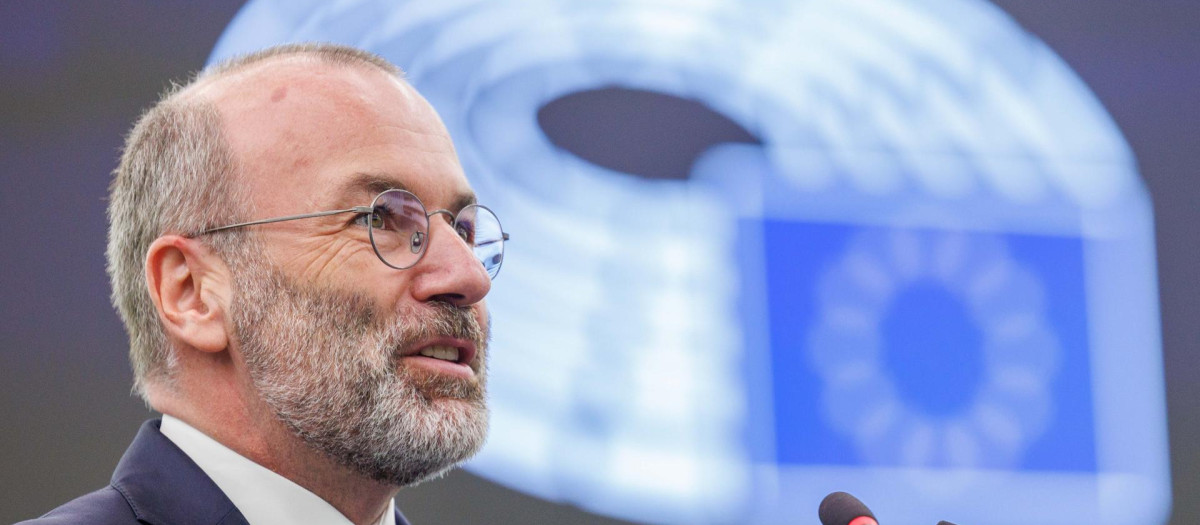 El presidente del Partido Popular Europeo, Manfred Weber