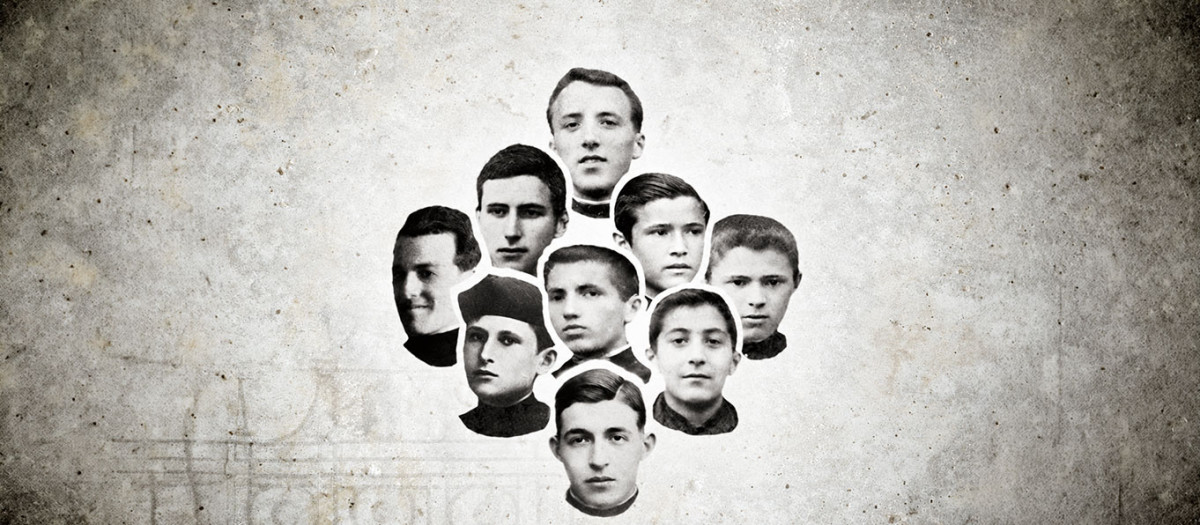 Los nueve mártires fueron asesinados por odio a la fe en el periodo comprendido entre 1934 y 1937. El mayor tenía 25 años; el más joven, 18.