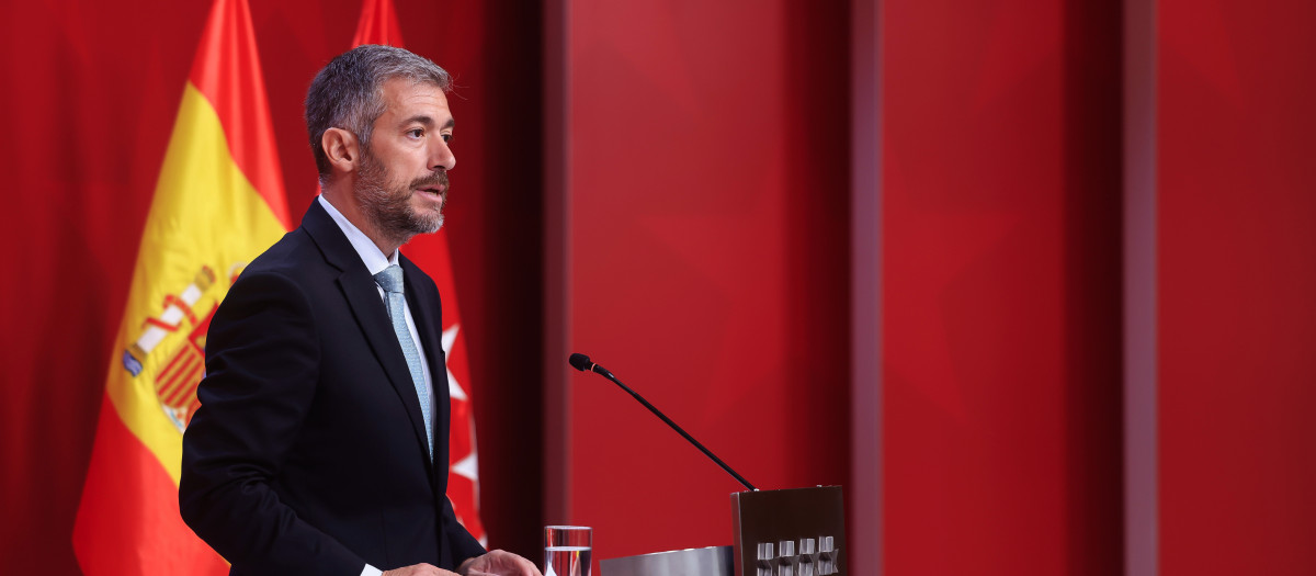 El consejero de Presidencia, Justicia y Administración Local de la Comunidad de Madrid, Miguel Ángel García Martín