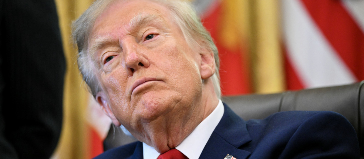 El presidente de Estados Unidos, Donald Trump, en el Despacho Oval