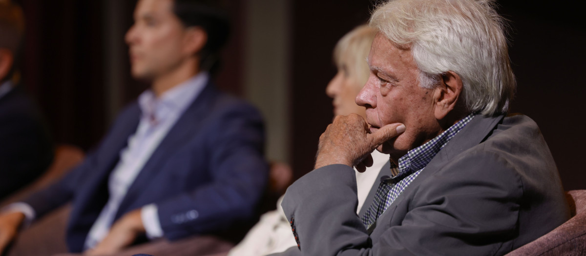 El expresidente del Gobierno, Felipe González