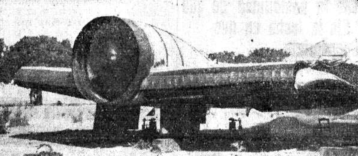Una fotografía del aerogenio publicada por El Heraldo de Madrid en 1935
