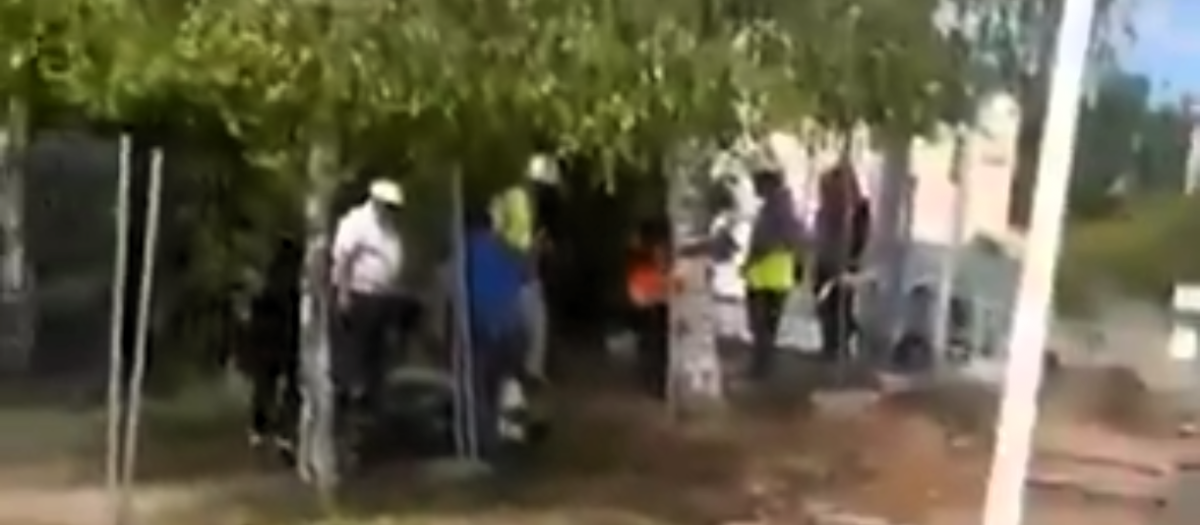 Óscar Puente llora y grita de dolor tras lesionarse la pierna
