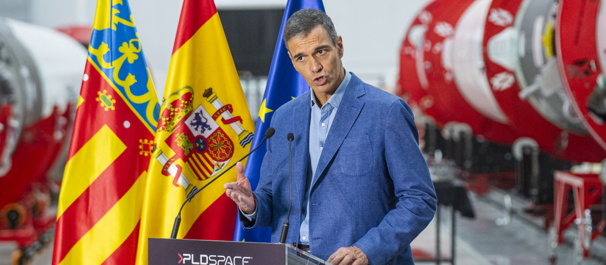 Imagen de archivo de Pedro Sánchez tomada en un acto en Elche