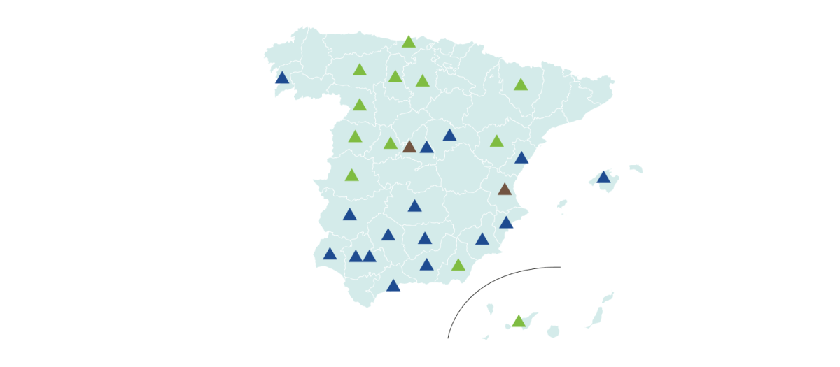 Provincias donde la derecha ganará escaños, según los resultados de las europeas y autonómicas posteriores a las generales de 2023