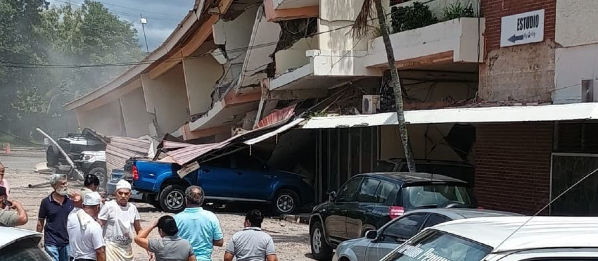 Daños en Panamá a raíz del terremoto

REMITIDA / HANDOUT por AYUNTAMIENTO BOBORÁS
Fotografía remitida a medios de comunicación exclusivamente para ilustrar la noticia a la que hace referencia la imagen, y citando la procedencia de la imagen en la firma
10/10/2026