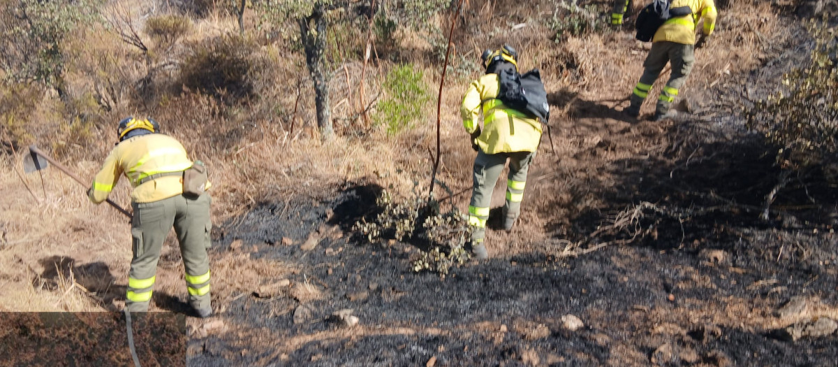 El Infoca ha estabilizado el incendio de El Hoyo, en Fuente Obejuna