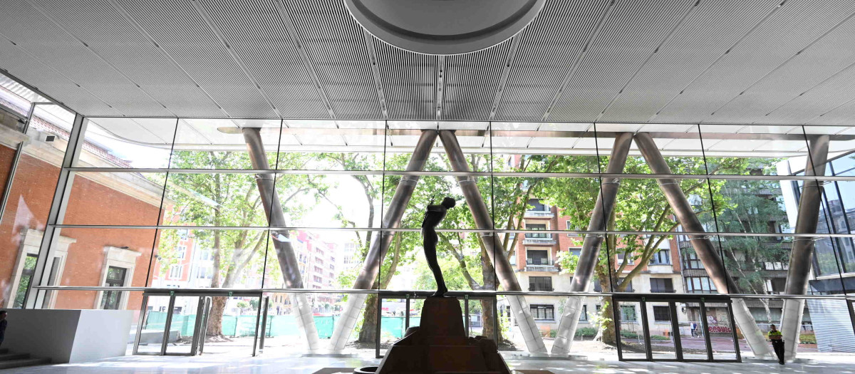 Imagen del nuevo atrio Arriaga del Museo de Bellas Artes de Bilbao