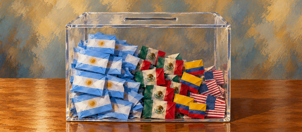 Argentina, México y Estados Unidos, los tres países en los que más ha aumentado el voto exterior