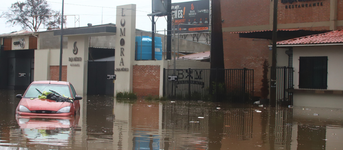 Imagen del paso del ciclón Rachel por México