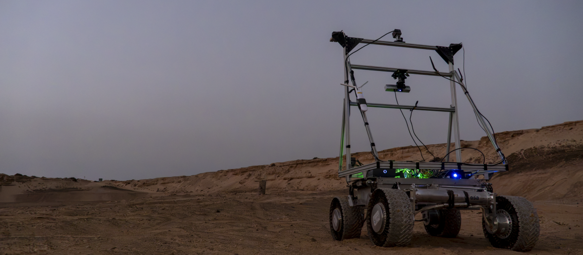 NOMAD, un sistema de navegación autónomo modular que ayuda a los róveres lunares a desplazarse con rapidez y seguridad por la Luna