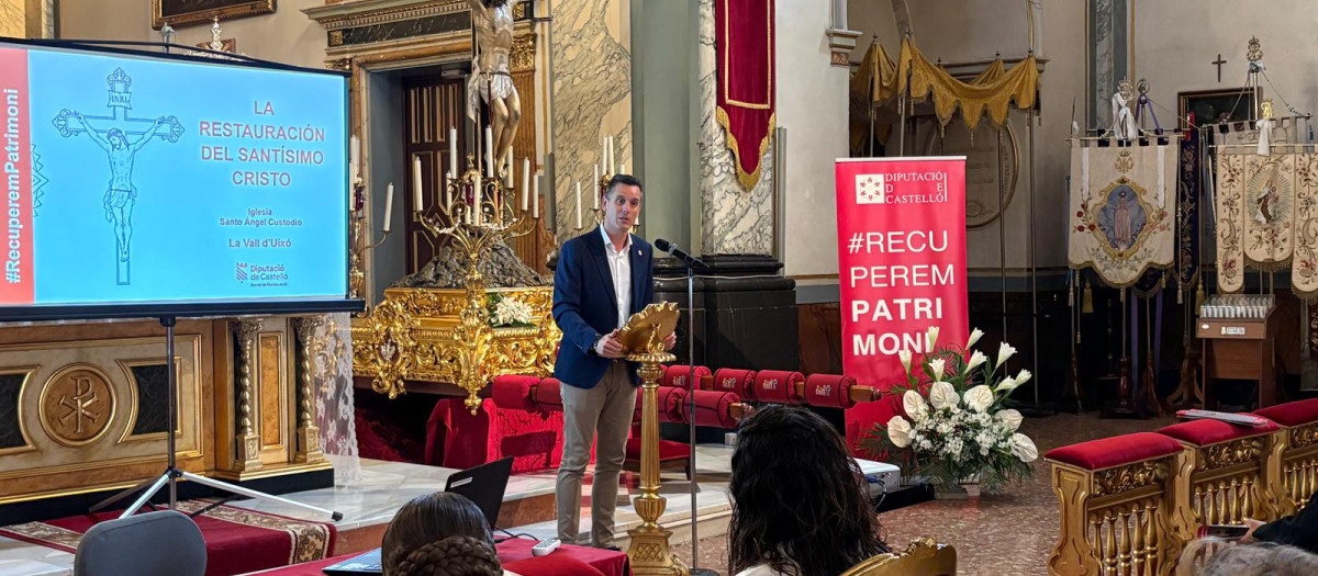 Entrega de la obra Santísimo de Cristo la Vall
