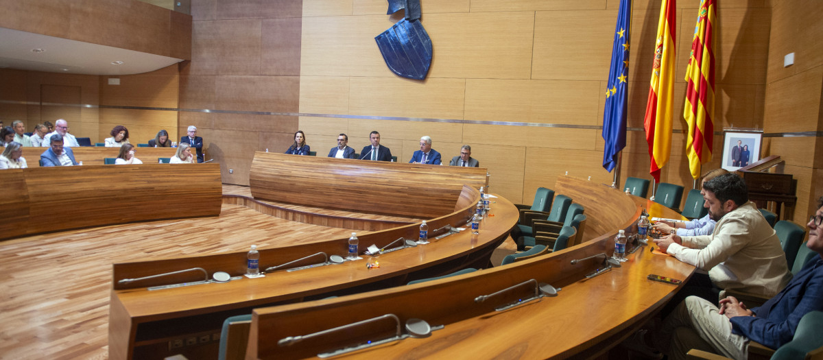 Imagen del pleno extraordinario de la Diputación de Valencia