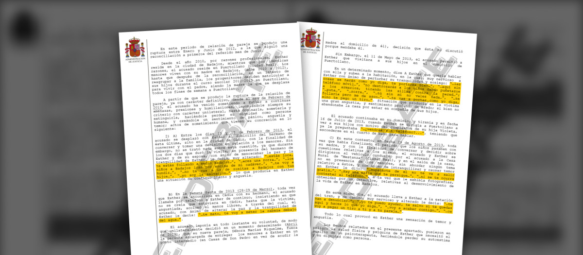 Sentencia en la que se condena a cárcel a Luis José Sáenz de Tejada