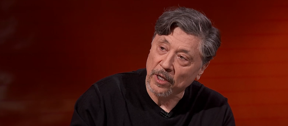 Carlos Bardem visitó el plató de La Noche en 24 Horas
