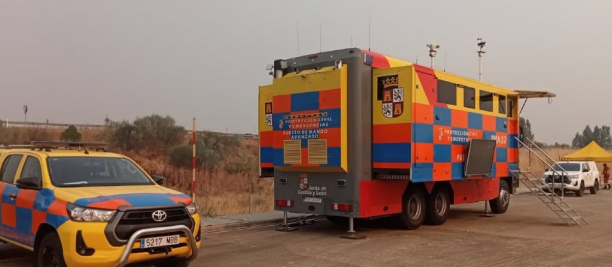 Efectivos de Protección Civil de Castilla y León, en una imagen de recurso