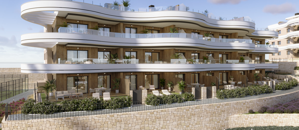 Render de las terrazas