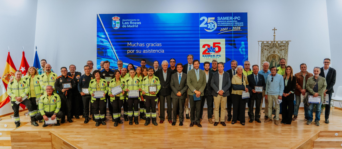 SAMER-PC de Las Rozas celebra 25 años de servicio a los 
vecinos y respuesta ante grandes emergencias