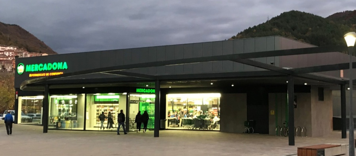 Imagen tomada en un supermercado de Mercadona