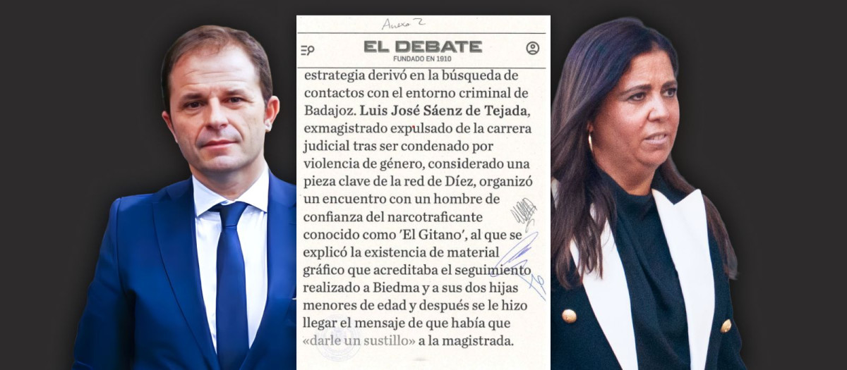 Las declaraciones de los testigos confirman las revelaciones de El Debate sobre el papel en la trama de las cloacas del exjuez Sáenz de Tejada (izq.) contra la juez Biedma