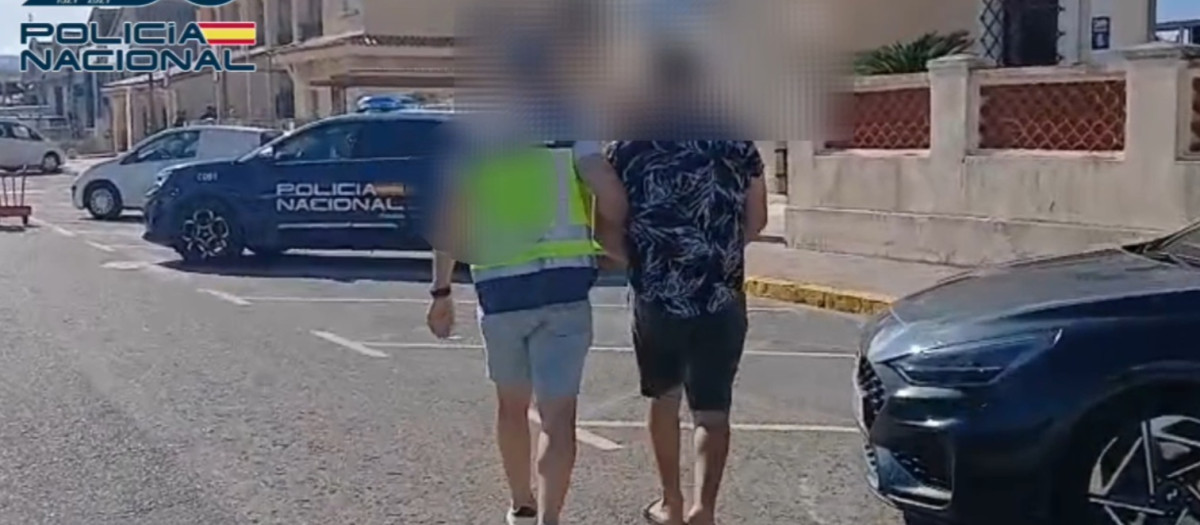 Imagen del detenido