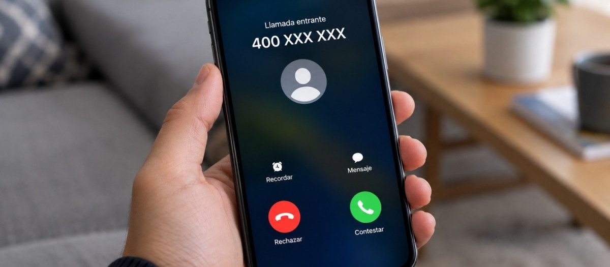 Llamada con el prefijo 400