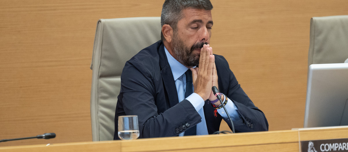 Imagen del expresidente de la Generalitat Carlos Mazón