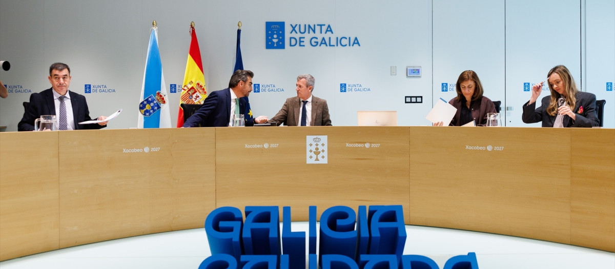 Rueda preside una reunión extraordinaria del Consello para la aprobación de los Presupuestos de 2027