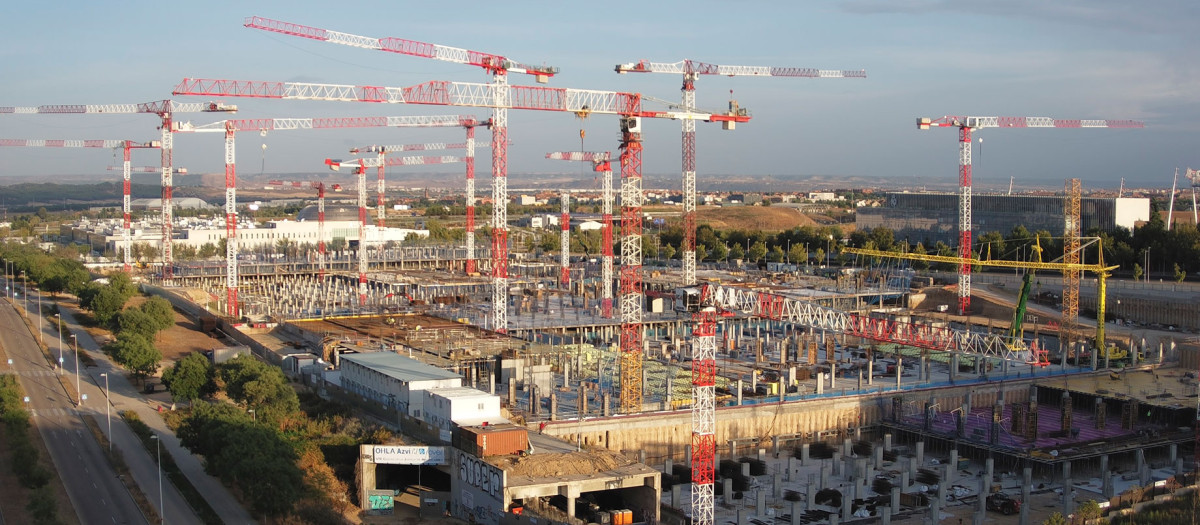 Obras en la Ciudad de la Justicia