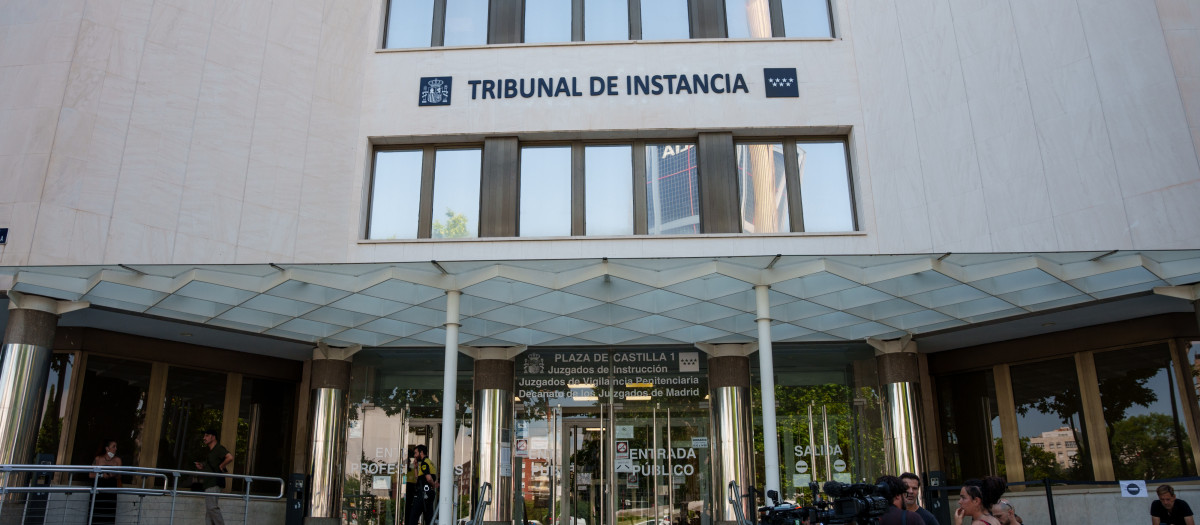 Fachada de los Juzgados de Plaza de Castilla
