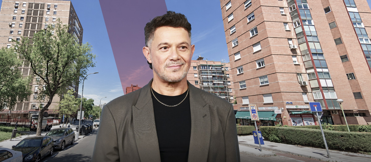 Alejandro Sanz creció en el barrio de Moratalaz